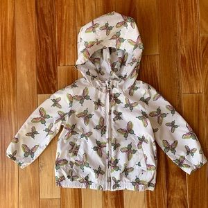 Baby Gap Butterflies Windbreaker 18-24mo Used